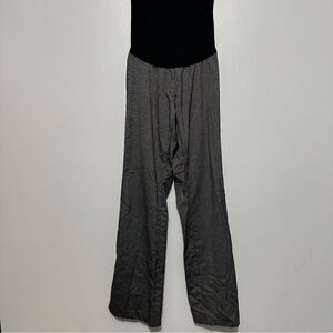 Motherhood Maternity Secret Fit Belly Wide Leg Pants Charcoal Gray size SP
